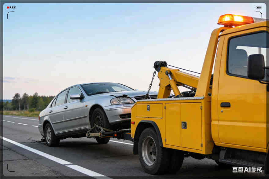 淄川区拖车救援电话【案例】